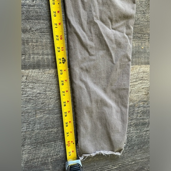 Express Ankle Legging Stretch Mid Rise Rise Jeans Gray Brown Size 10 R - Picture 5 of 8